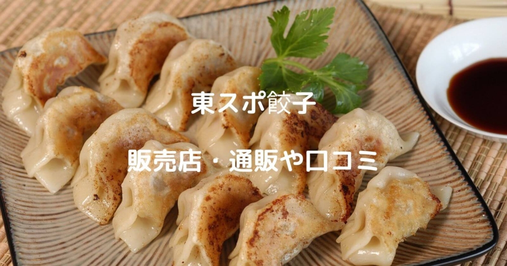 東スポ餃子の販売店・通販や口コミ