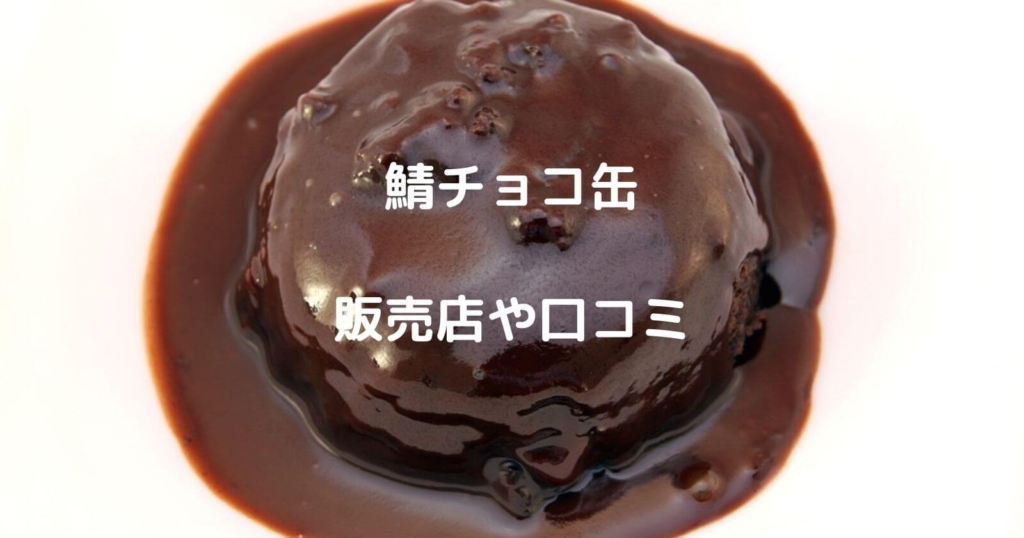 鯖チョコ缶の販売店や口コミ